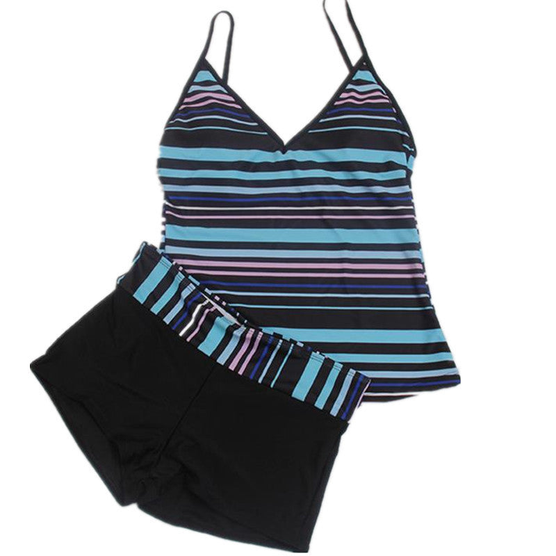 Wholesale swimsuit women's black and white stitching one-piece swimsuit